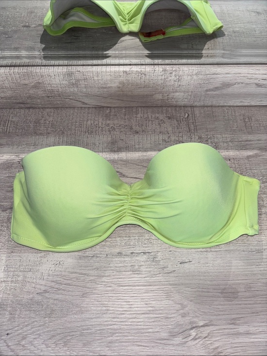 Victoria's Secret Other - Victoria's Secret Neon Lime Strapless Bikini Top